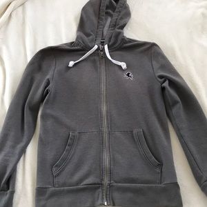 Grey Express Hoodie Sweater